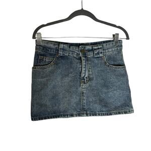 Evis Jeans Denim Mini Skort Skirt Y2K Size Medium
